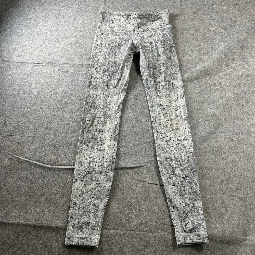 Lululemon Leggings Womens 2 Wunder Under Antiqued Alpine White Athleisure